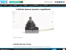 Tablet Screenshot of optical-joystick.com